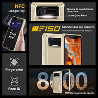 IIIF150 B2021 wytrzymały telefon komórkowy 8000mAh Smartphone IP68/69K MTK G25 Quad Camera 6GB RAM 64GB ROM telefon Android 11 OS 2